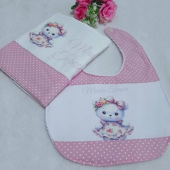Kit babeiro e babita para bebê personalizados - comprar online