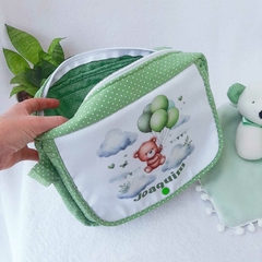 Necessaire porta-fraldas e lenços umedecidos Ursinho na internet