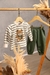 CONJUNTO MENINO BLUSÃO E CALÇA EM MOLETON LISTRADO PELUCIADO VERDE - ALEKIDS - comprar online