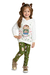 CONJUNTO INFANTIL DE INVERNO MENINA VERDE OLIVA - MARLAN - comprar online