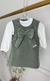 Imagem do CONJUNTO MENINA BODY E VESTIDO SUEDE/MALHA COMFORT - ALEKIDS