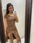 VESTIDO MARTINA CAFÉ - comprar online