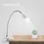Flexível Suporte de Lâmpada de Mesa E27 Tomada Base de Luz Gooseneck Clip-on Cabo, Interruptor de Alimentação para Casa, UE, Ficha EUA, 360 Graus - RDSsilva