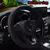 Couro artificial cobertura de volante, carro sem anel interno, tridimensional, em relevo, 14,5-15 polegadas, autopeças, 1pc