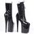 Jialuowei ins estilo 20cm extremo salto alto plataforma botas rendas até sexy pólo dança tornozelo botas lado zip 5-12 - loja online