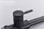 Preto torneira da cozinha duas funções único punho pull out mixer torneiras de água quente e fria deck montado na internet