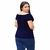 Blusa feminina ciganinha ombro a mostra casual elegante de manga curta lisa soli - comprar online