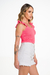 Cropped Feminino Moda Tricot Detalhe Babados na Alça (CARINA) na internet
