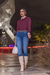 Blusa Feminina Cacharrel Canelada Lisa Moda Tricot (IRIS) na internet