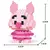 Imagem do Cinnamoroll Cartoon Character Building Block para crianças, modelo montado, bonecas brinquedo, presente