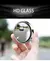 Round Frame Convex Blind Spot Mirror, espelho retrovisor claro ajustável, grande angular, condução de segurança, acessórios do carro, 360 graus, 2pcs - RDSsilva