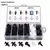 100 pçs kit de clipe fixador automático fender rebite clipes corpo do carro push retentor pino rebite pára-choques porta guarnição painel retentor clipes do carro - comprar online