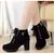 PU bombas de cordões botas para mulheres, salto alto, sapatos femininos europeus, alta qualidade, primavera, inverno, entrega rápida, novo, 2023 - comprar online