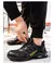 Sapatos de segurança com botão rotativo masculino, sapatilhas de aço, sapatos indestrutíveis, botas de trabalho à prova de perfurações, almofada de ar - loja online