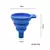 Funil líquido de silicone universal para óleo do motor e gasolina, Fluido da arruela do carro, portátil, dobrável, automático - RDSsilva