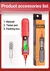 Imagem do ANENG-VD807 Inteligente Indução Tester Pen, Testador De Tensão, NCV Sensor, Detector De Fios, Ferramenta Eletricista Profissional, AC, 12-300V, 50Hz, 60Hz