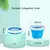 Portátil dobrável Bucket, Folding Water Bucket, lavagem de carro, pesca, doméstico, plástico, viagens, ao ar livre, Camping, 3L