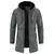Jaqueta Masculina Oversized de Inverno com Capuz e Zíper - loja online