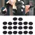 Imagem do Cinto de segurança do carro Stopper Buckle, Auto Cinto de Segurança, Espaçamento Limite, Stop, Plástico, Anti-Slip Button, Retainer Rivet, Stud Clips, 10 pcs