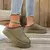 Botas de neve de cano baixo de lã quente femininas, sapato antiderrapante, chinelos de plataforma, ao ar livre, novo, 2021, 2024 - RDSsilva