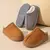 Chinelos macios e macios para mulheres, apartamentos femininos, sapatos de grife elegantes, calçados casuais tamanho grande, moda inverno, casa - loja online
