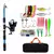 Conjunto Completo De Pólo De Pesca, Vara De Pesca Telescópica, Iscas De Carretel De Giro, Ganchos Kits De Viagem - comprar online