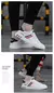 Sapatilhas leves brancas masculinas, sapatos de luxo, sapatilhas respiráveis, casual, original - RDSsilva
