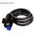Bloqueio de corrente de motocicleta resistente, Metal Anti-Theft Bike Lock, 2 chaves para máxima segurança, reforço de bicicleta, 90cm na internet