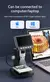 Microscópio digital lcd 1000x 4.3 ", microscópio de moeda 1080p, 8 luzes led, lupa usb, reparo de solda, microscópio de vídeo para moeda