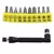 Hexagonal Chave de fenda Bit Tool Set, fita amarela, cabeça dupla Handle, preto, L-Shaped, 90 graus, 6,35 Chave, 10 pcs, 1/4 na internet