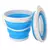 Portátil dobrável Bucket, Folding Water Bucket, lavagem de carro, pesca, doméstico, plástico, viagens, ao ar livre, Camping, 3L na internet