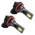 Super brilhante carro levou luzes de nevoeiro, dia lâmpada de condução, luz de circulação, branco, H8, H11, H16, JP, 9005, HB3, 9006, HB4, 12V, 24V, 6000K, PCes 2
