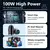 Imagem do Adaptador do carregador do telefone do carro mini para o iPhone, Xiaomi, Samsung, Huawei, 100W, PD, QC, anel de tração, carregamento rápido, USB C