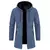 Jaqueta Masculina Oversized de Inverno com Capuz e Zíper - comprar online