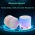 Novo mini portátil carro áudio a9 deslumbrante crack led sem fio bluetooth subwoofer alto-falante cartão tf na internet