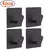 Ganchos de parede adesivos em aço inoxidável, suporte de toalha, banheiro, ferragens de cozinha, cabide multifuncional, robe ganchos, 1pc, 4 pcs - loja online