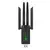 Adaptador USB Dual Band, 1200Mbps, 2.4G, 5Ghz, Dongle WiFi, 4 Antenas, 802.11AC, USB 3.0, Receptor de Cartão Sem Fio de Alta Velocidade, PC, Laptop - RDSsilva
