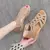 Sandálias romanas de couro macio para mulheres, sapatos de cunha para senhoras, sapato casual designer, moda nova, 2023 na internet