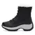 Botas de neve de plataforma antiderrapante para mulheres, Ankle Boots de pele quente, Cunhas impermeáveis, Botas altas para coxa, Sapatos de inverno na internet