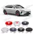 4 pçs 56mm tesla hub cap centro logotipo adesivo de alta qualidade para tesla modelo 3 y s x adesivo de carro personalizado acessórios do carro - comprar online