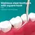 Palito de dente de aço inoxidável, 8 peças, portátil, ferramenta de limpeza, cuidados bucais, agulha dental - loja online