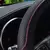Imagem do Couro artificial cobertura de volante, carro sem anel interno, tridimensional, em relevo, 14,5-15 polegadas, autopeças, 1pc