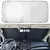 Car Window Sunshade Cover, Sun Shade, Pára-brisas Visor Protector, Pára-brisas dobrável, Auto Cortina de Proteção UV, Styling Acessórios