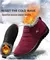Botas de pele de neve masculina, Sapatos impermeáveis, Calçado de trabalho, Exterior, Caminhada, Inverno