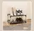 Sapateira de metal elegante, organizador simples de calçados, suporte que economiza espaço, prateleira preta para sala de estar - comprar online