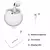 Air Pro 6 TWS Sem Fio Bluetooth Headset, Mini Fone De Ouvido com Microfone, Caixa De Carregamento, Fone De Ouvido, Xiaomi, iPhone, Original, 5.3 - loja online