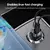Adaptador do carregador do telefone do carro mini para o iPhone, Xiaomi, Samsung, Huawei, 100W, PD, QC, anel de tração, carregamento rápido, USB C - comprar online