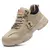 Imagem do Fio de aço giratório fivela trabalho tênis masculino, sapatos indestrutíveis, anti-quebra, anti-punção, segurança, de alta qualidade