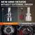 Dualvision-Faróis de LED Super Bright, Feixe Alto e Baixo, Lâmpada de nevoeiro, Branco, Luzes do carro, H7, H4, H1, 9006, H11, 9005, 6000K, 12V, PCes 2