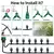 Sistema de irrigação de rega automático Misting portátil Bicos de nevoeiro Cabeça de pulverização de mangueira de jardim W/ 4mm Conector Tee 7mm para pátio 10-20m na internet